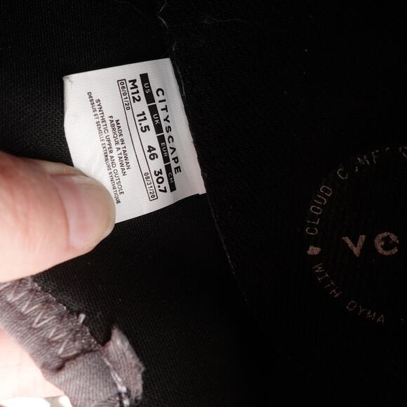 Vessi Sneakers Mens SZ 12 Gray Cityscape Waterproof Knit Athletic Walking Shoes - Picture 11 of 12